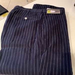 Daniel cremieux men’s pants, Italian linen , size 34-30 stripe pattern